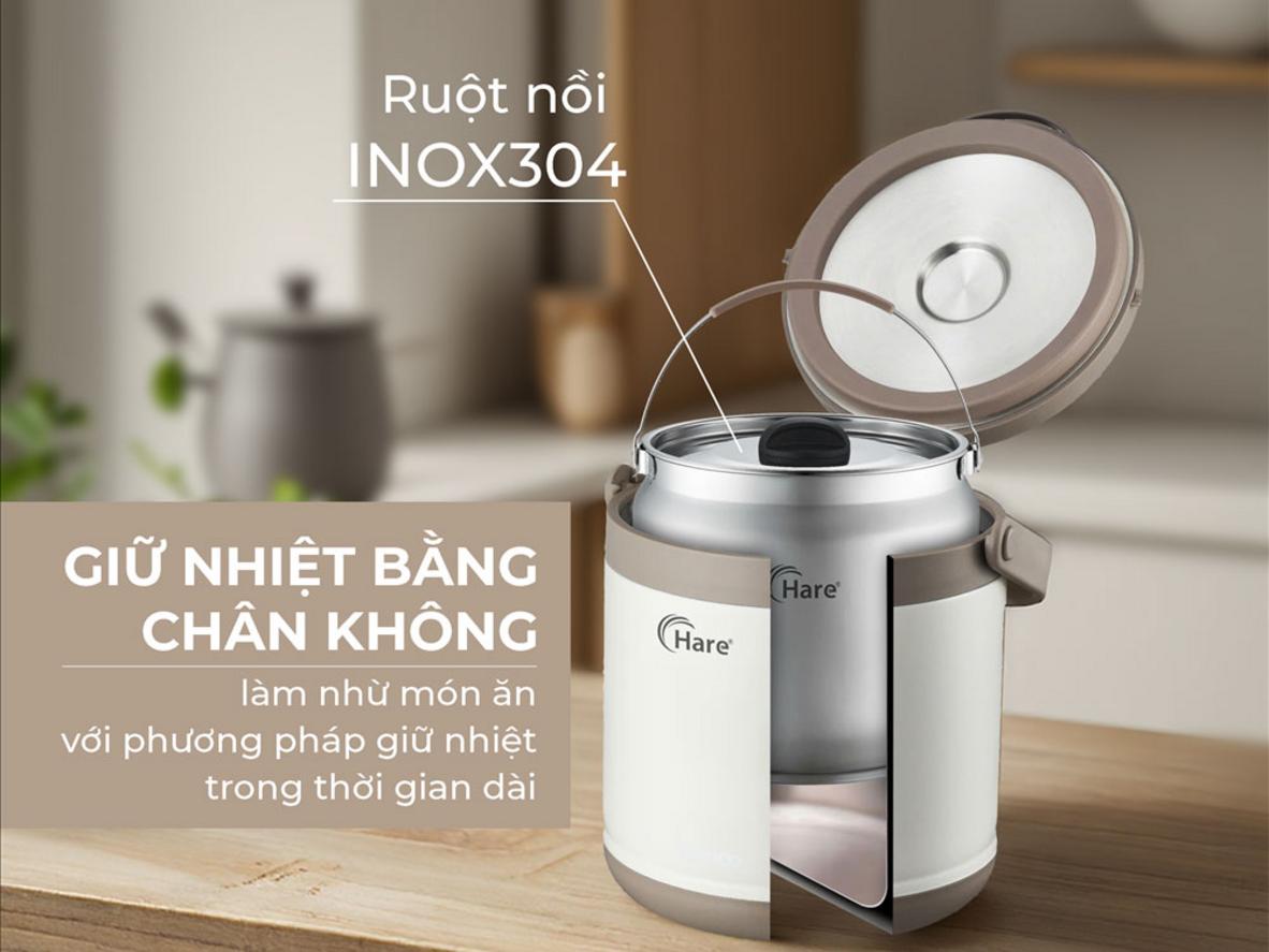 Giữ nóng lâu cho món hầm và cháo