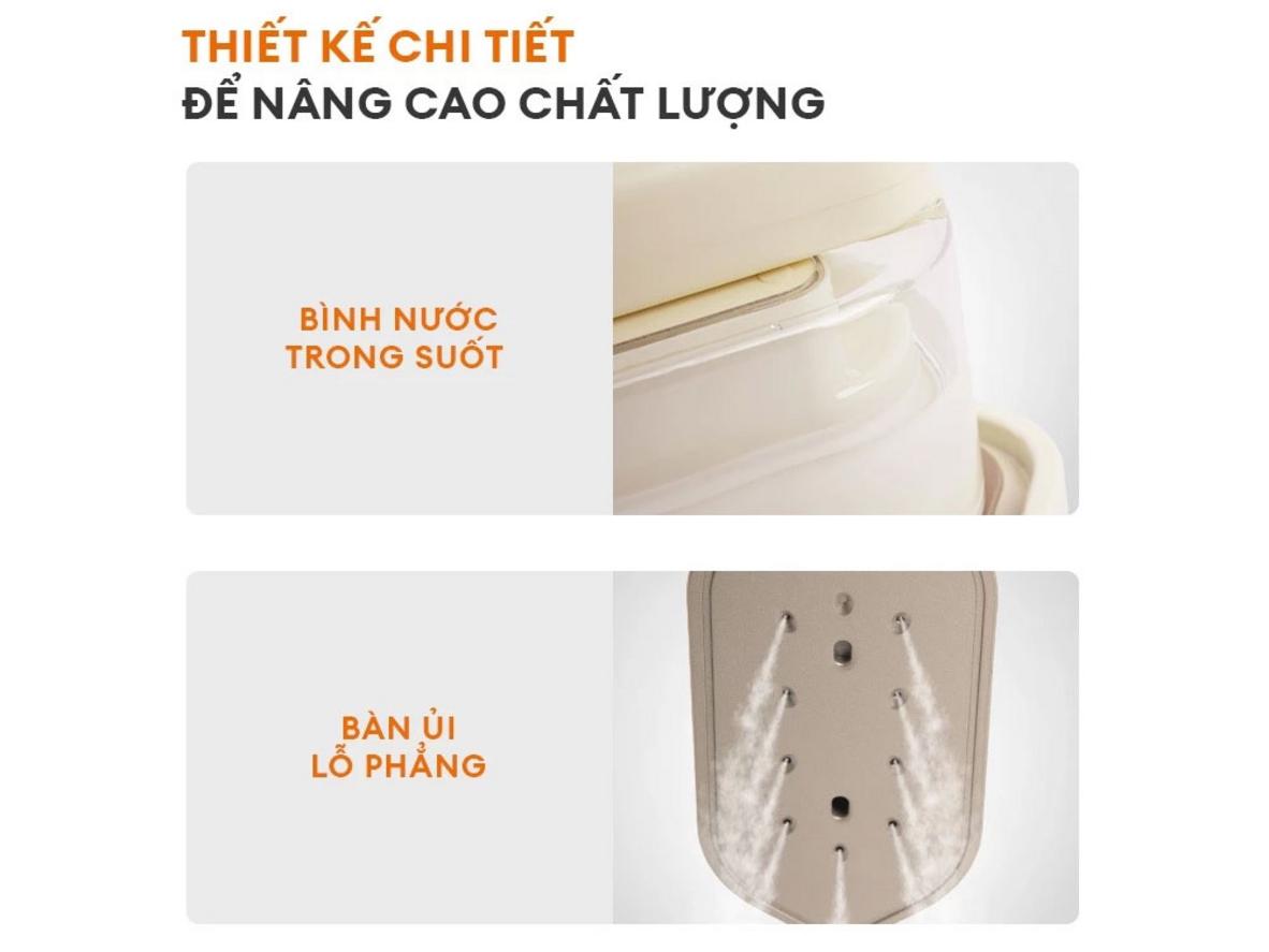 Công suất 1300W, làm nóng ~30 giây