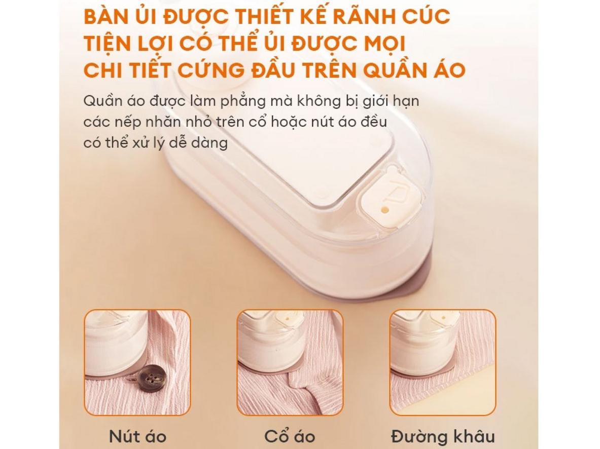 Mặt đế bền & hỗ trợ ủi đứng