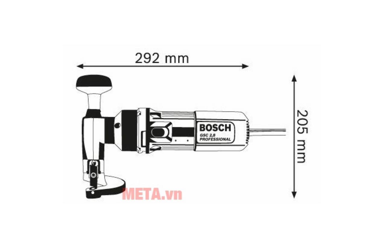 Khả năng cắt thép và nhôm của Bosch GSC 2.8