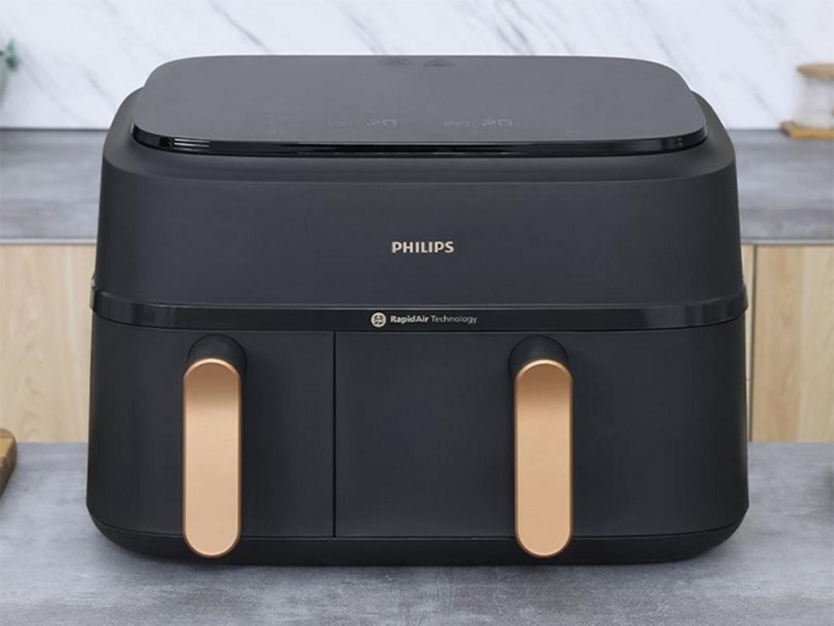 Hai ngăn Dual Basket: Nấu 2 món cùng lúc