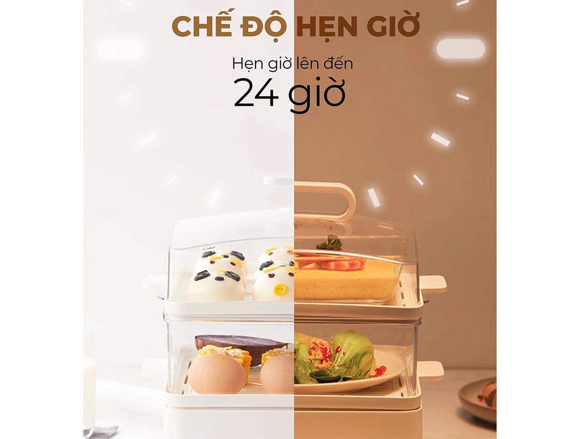 3 tầng 18L — hấp nhiều món cùng lúc.