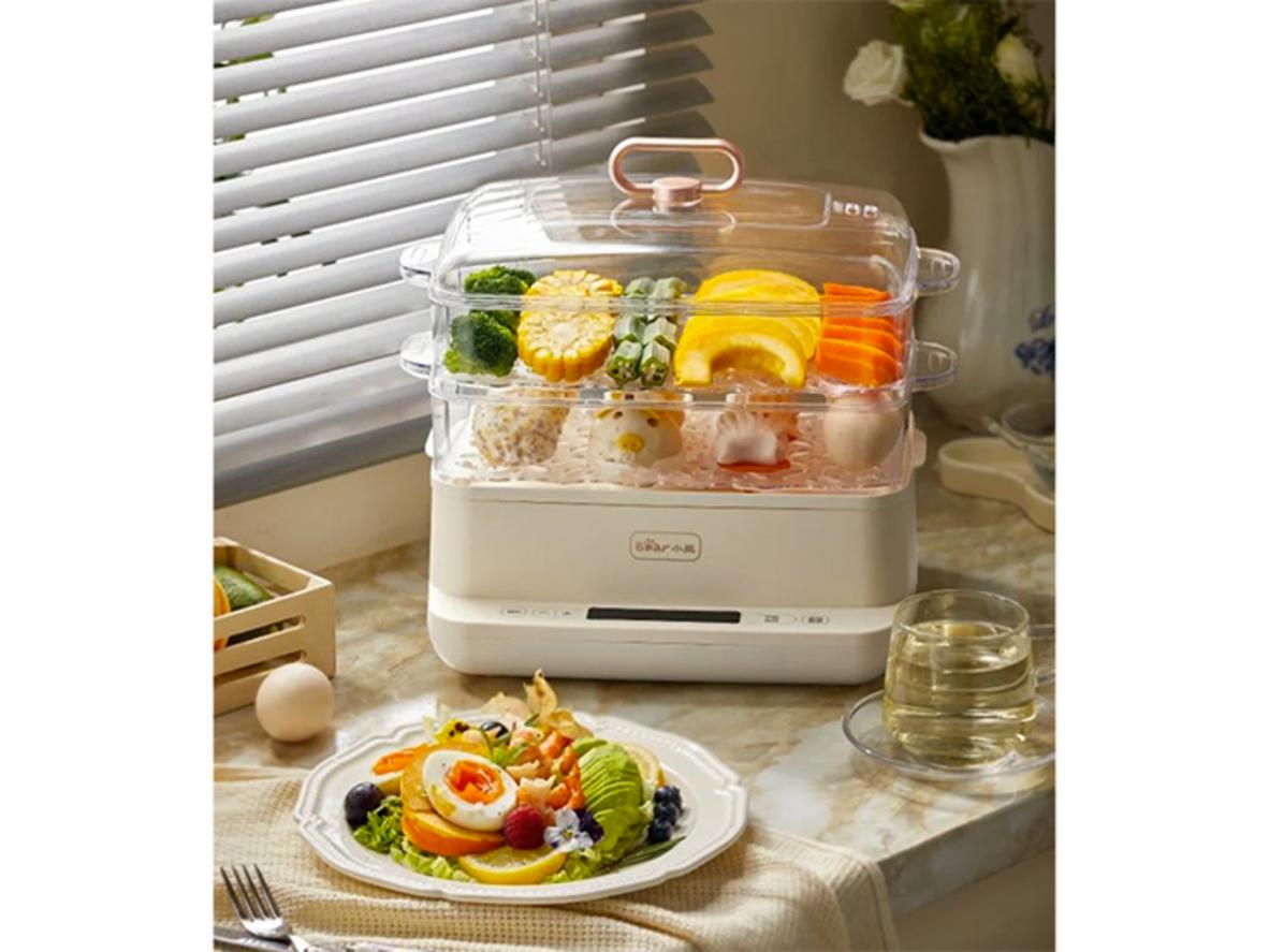Hấp 3 tầng: nấu nhiều món cùng lúc, tiết kiệm thời gian