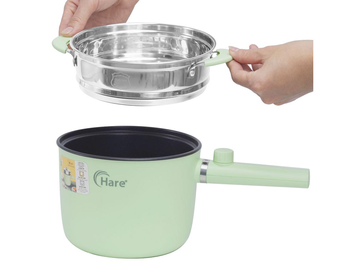 Lòng nồi phủ chống dính giúp vệ sinh nhanh