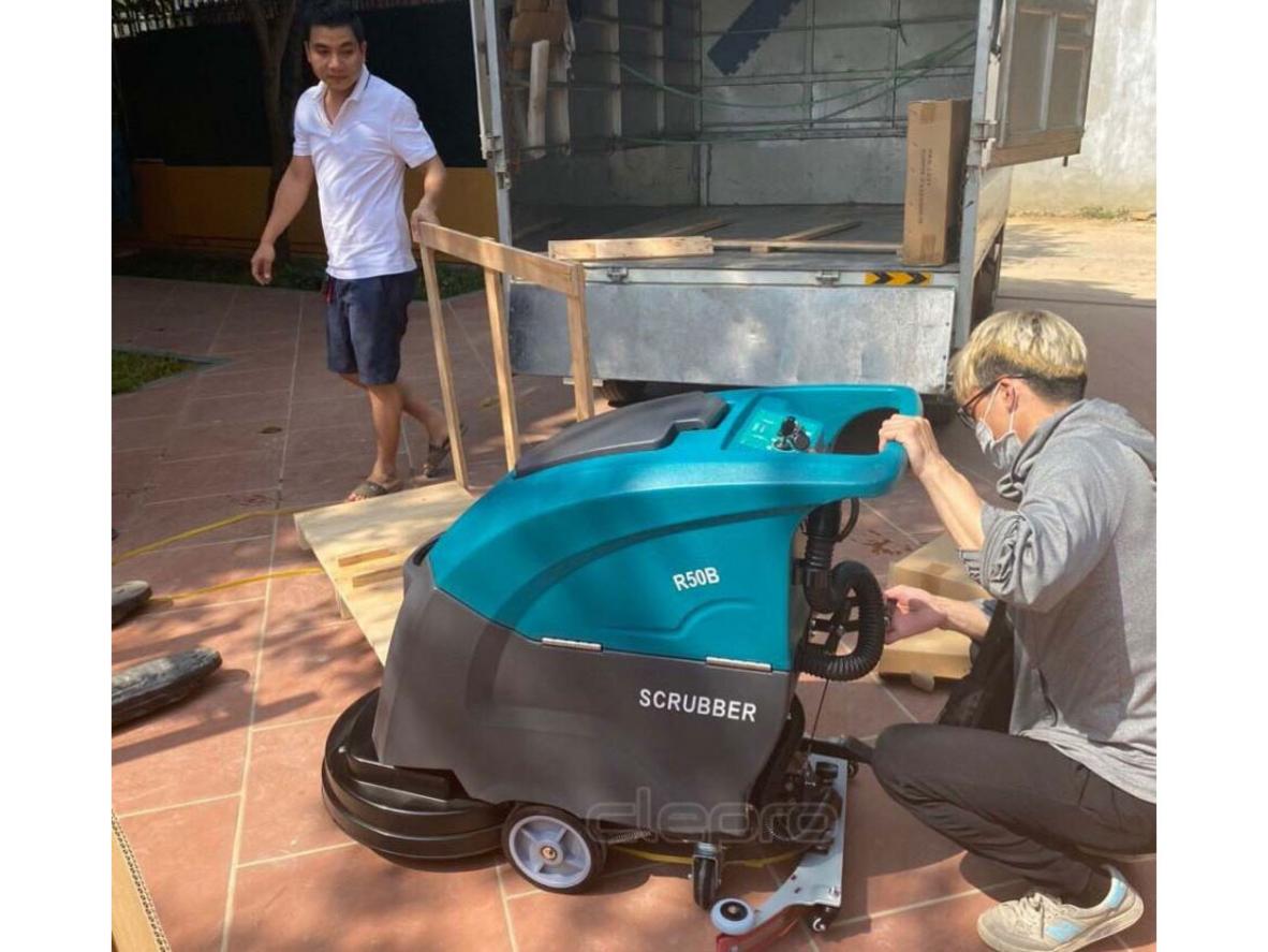 Hệ thống chà và áp lực bàn chà Clepro R50B