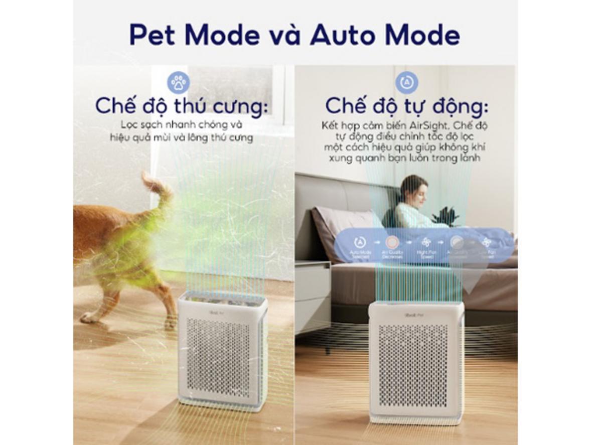 Hệ thống lọc 3 giai đoạn với H13 True HEPA.