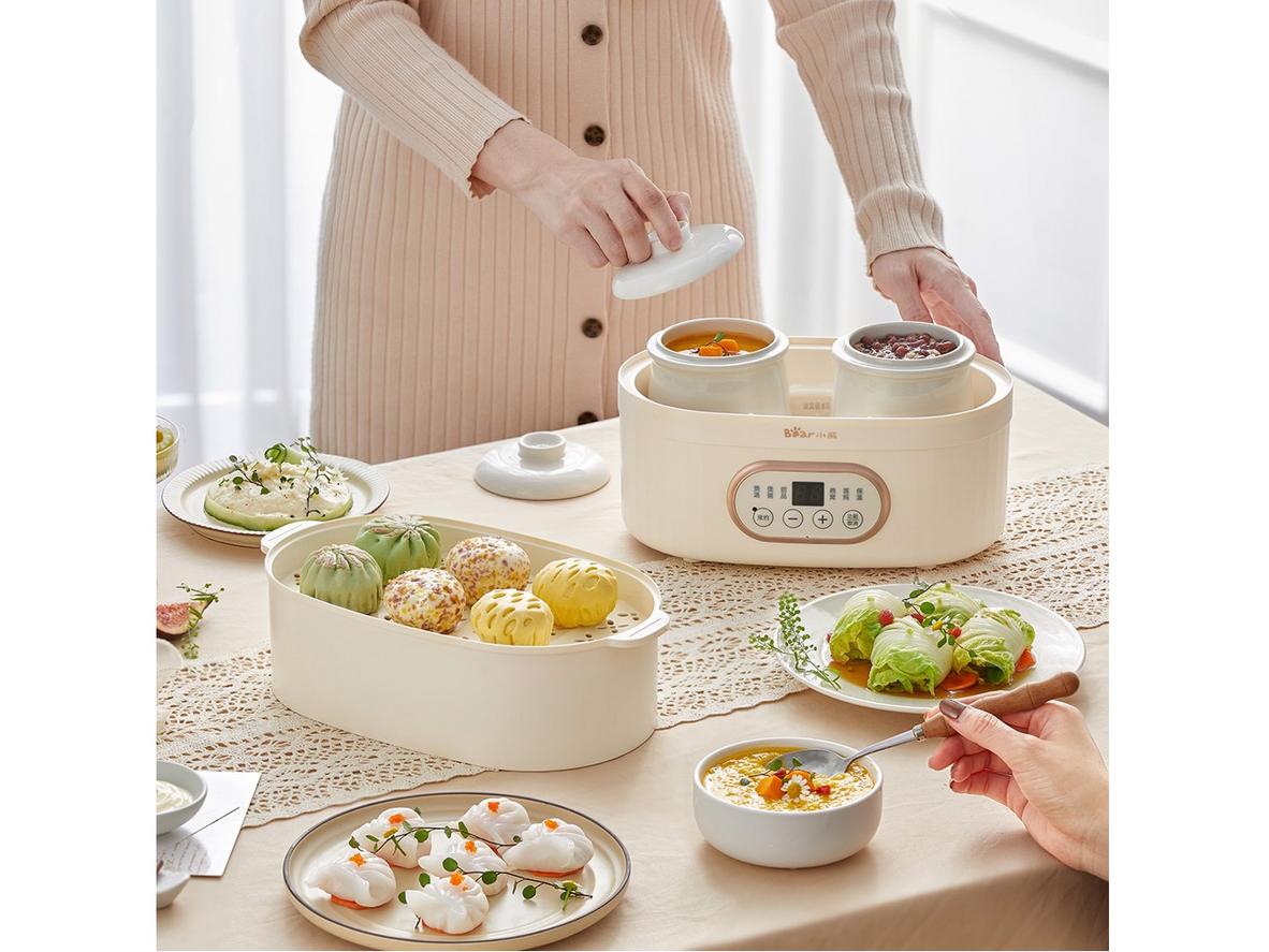Hẹn giờ đến 9.5h và tự động giữ ấm — tiện lợi cho gia đình bận rộn
