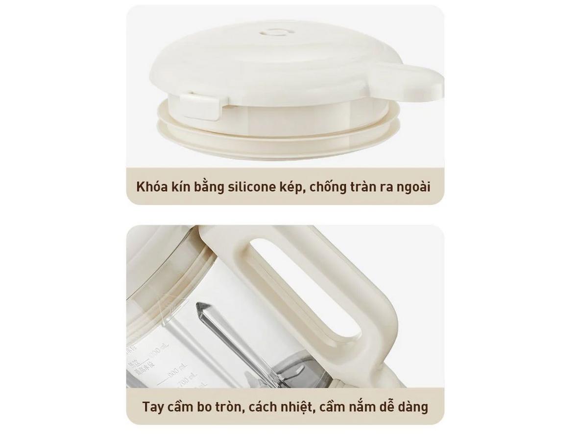 Hẹn giờ linh hoạt và giữ ấm sau khi nấu.