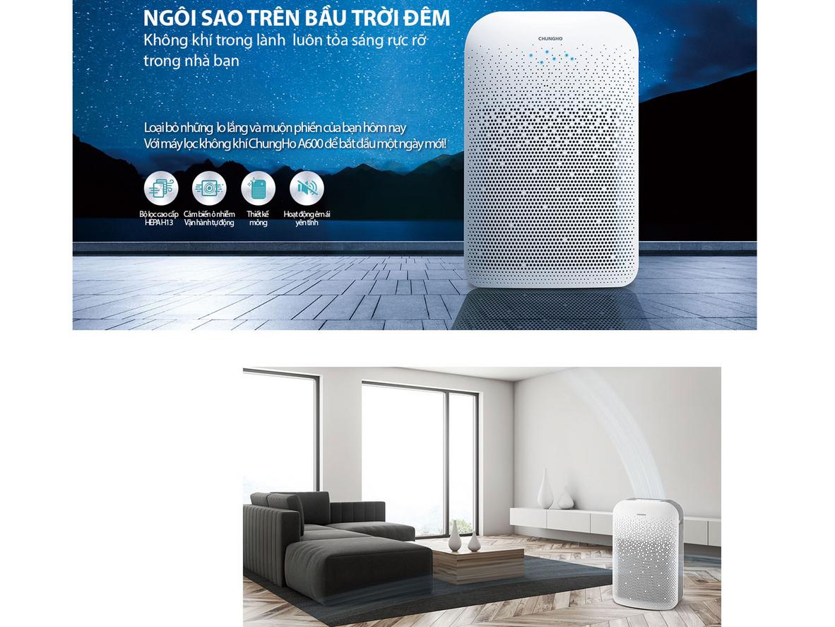 HEPA H13 và hệ thống lọc 4 bước