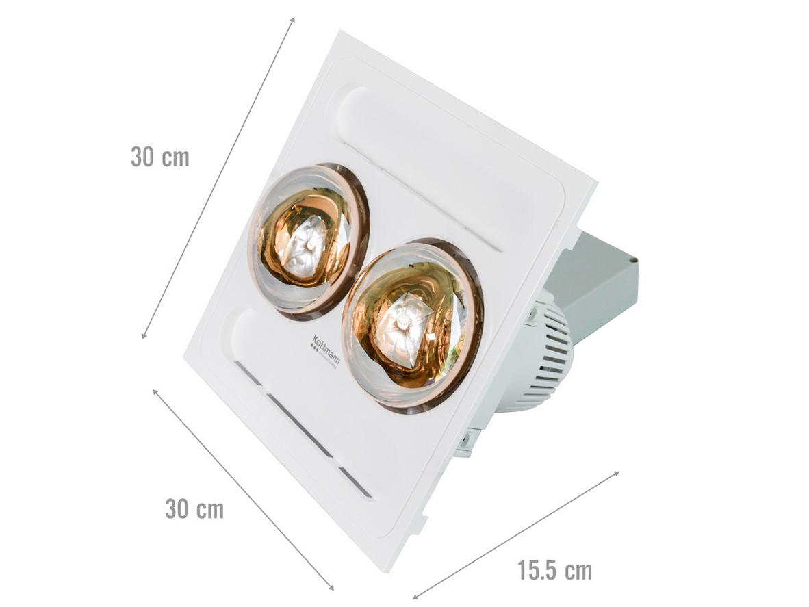 Ấm tức thì cho phòng tắm 2–4 m²
