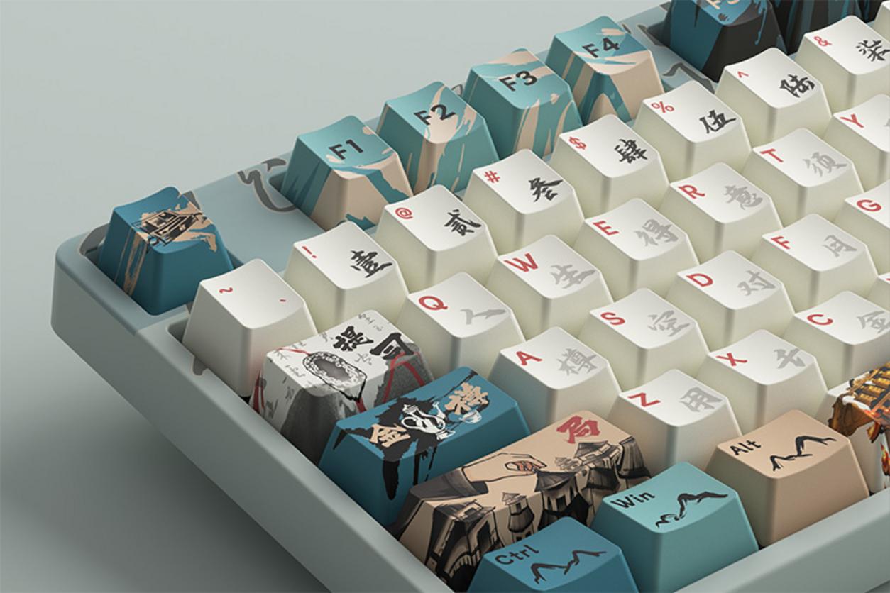 Hotswap 3/5‑pin và keycap PBT — tùy chỉnh dễ dàng