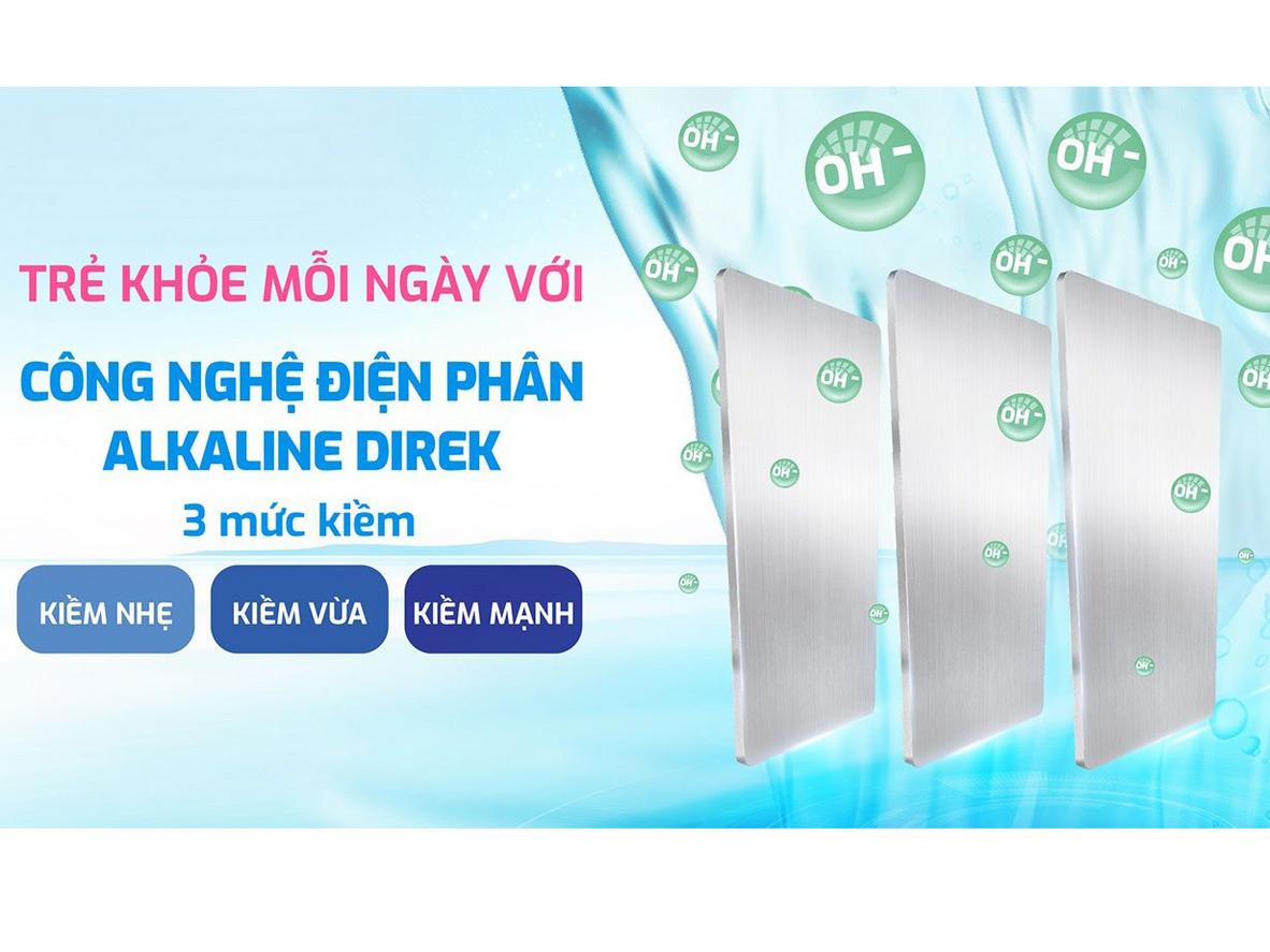 Công nghệ Hydro-ion & Alkaline Direk trên Karofi KAE-S18