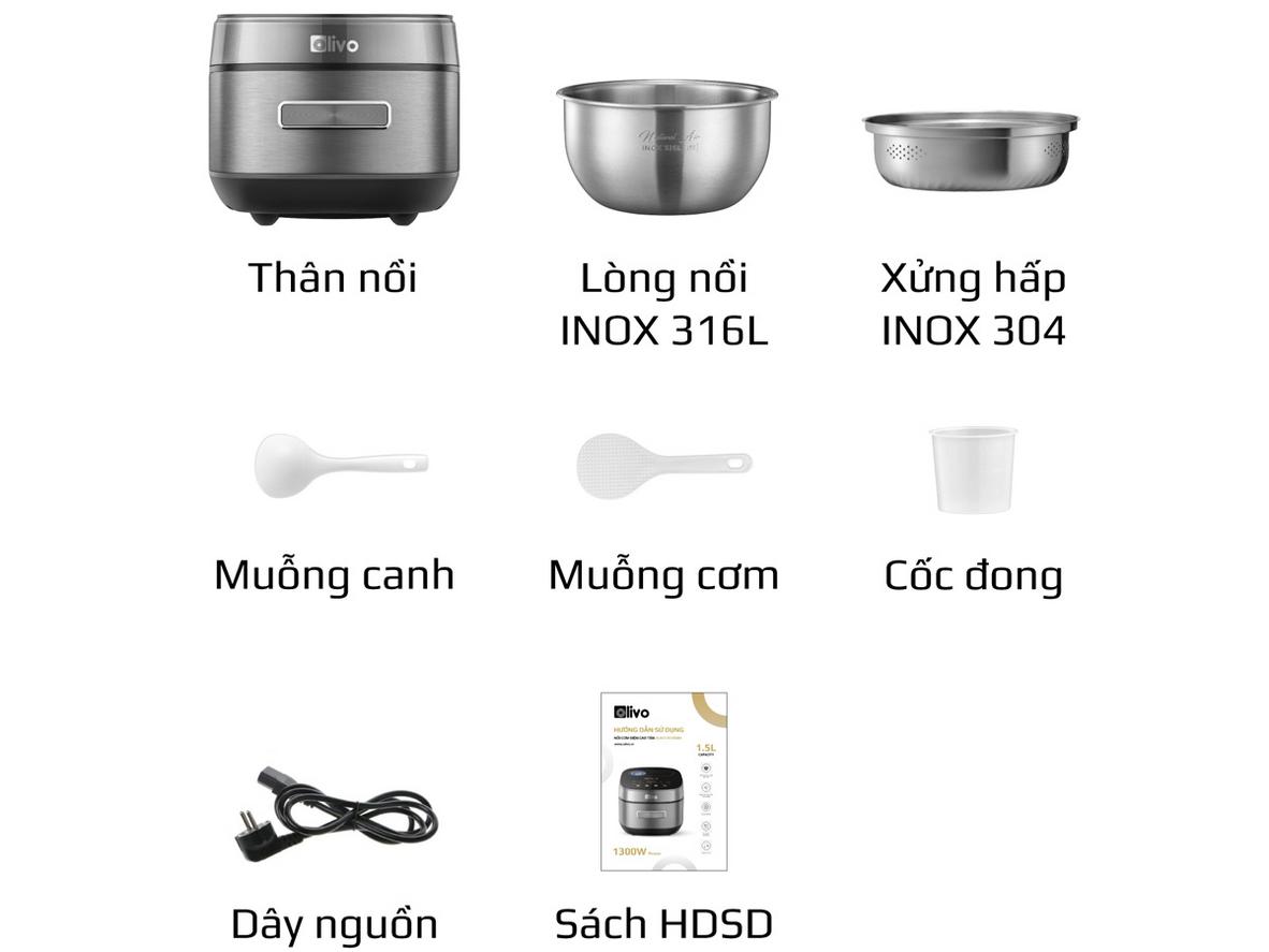 Công nghệ IH và đối lưu Natural Air tạo nhiệt đều 360°