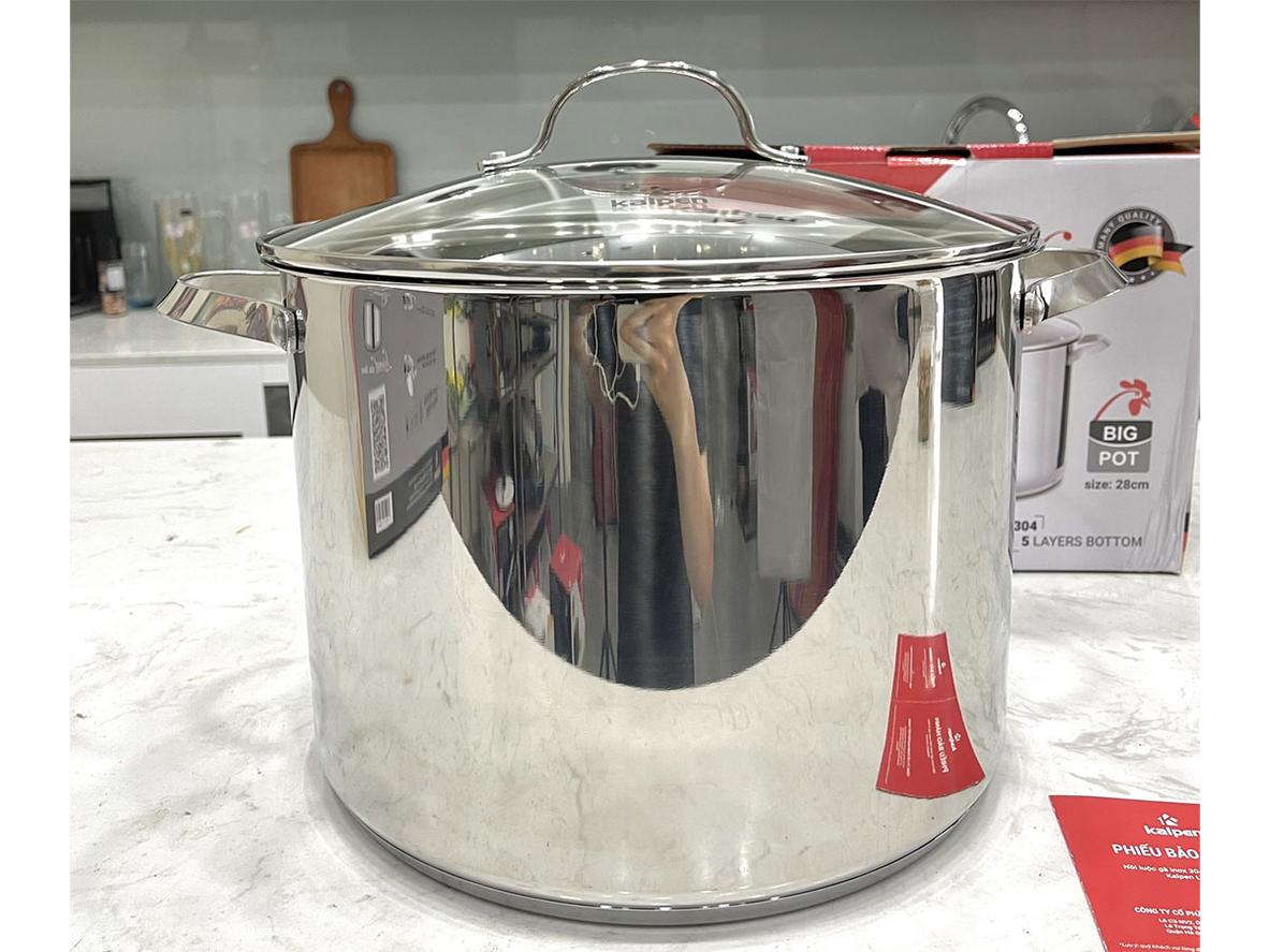 Inox 304 sáng bóng, an toàn thực phẩm