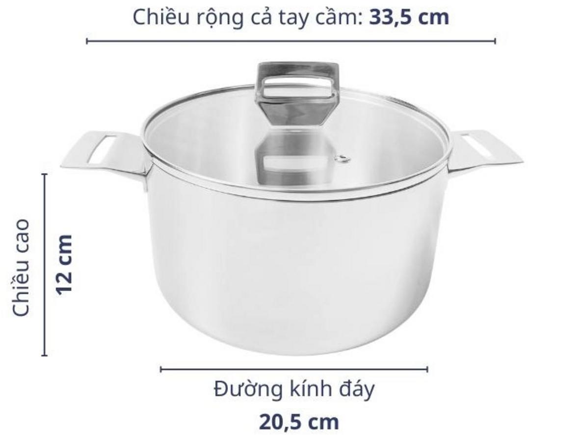 Lớp trong Inox 304 — an toàn thực phẩm