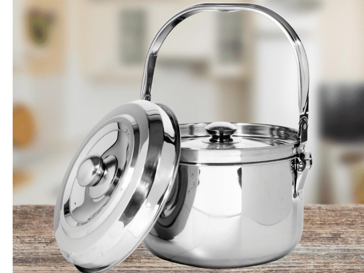 Inox 410 kết hợp đáy gang nguyên khối