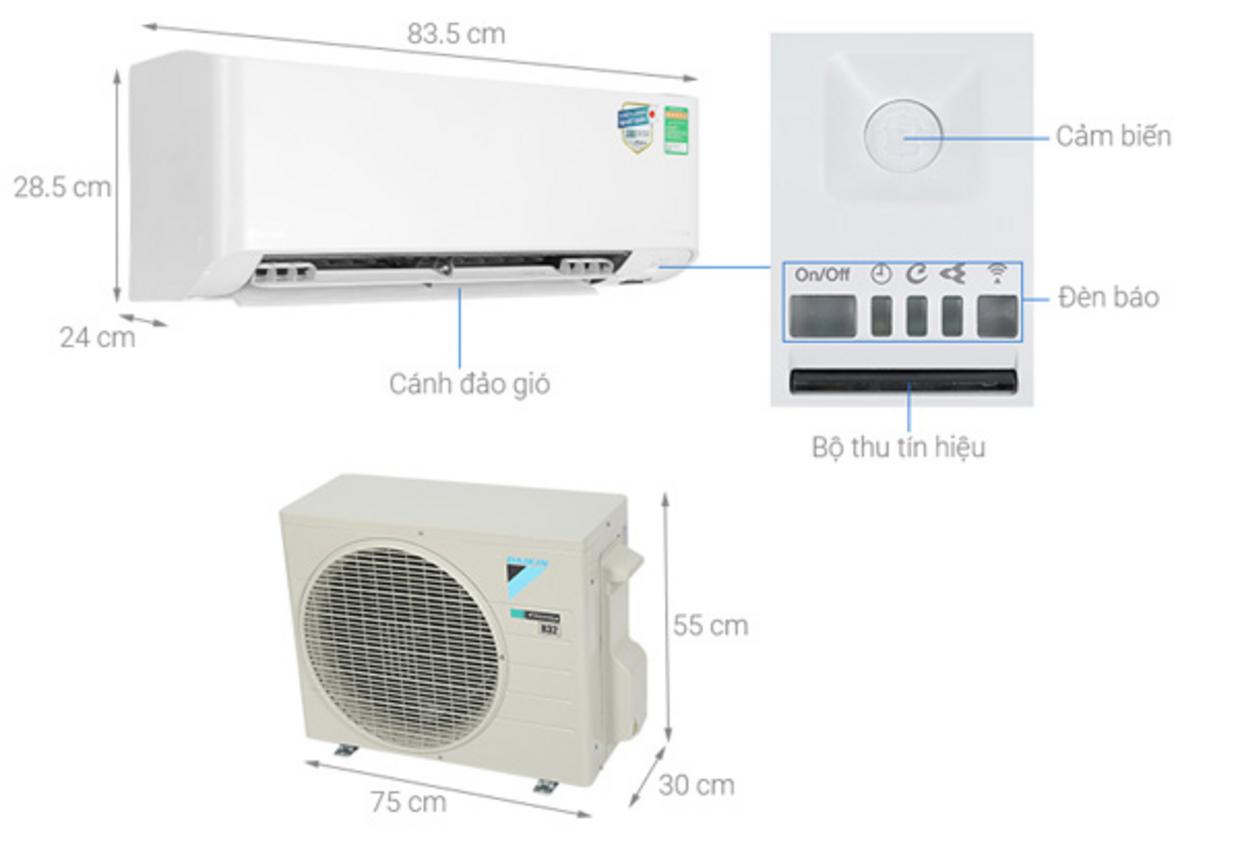 Inverter 5 sao + Mắt thần tiết kiệm điện