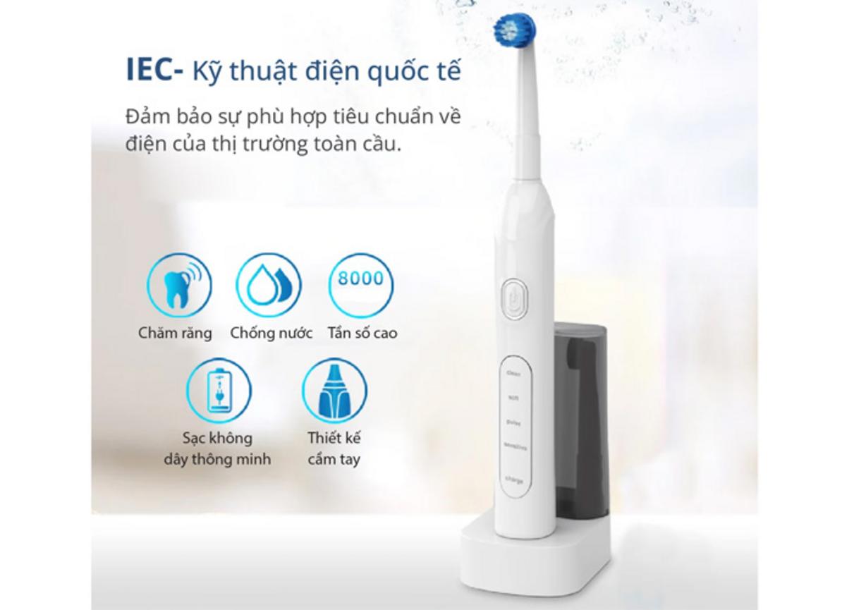 4 chế độ: Clean, Soft, Pulse, Sensitive