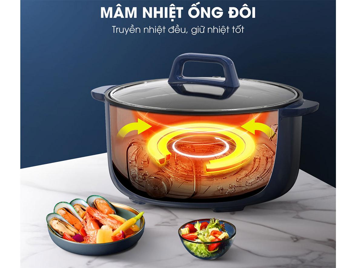 Dung tích 6L phù hợp cho 4-6 người