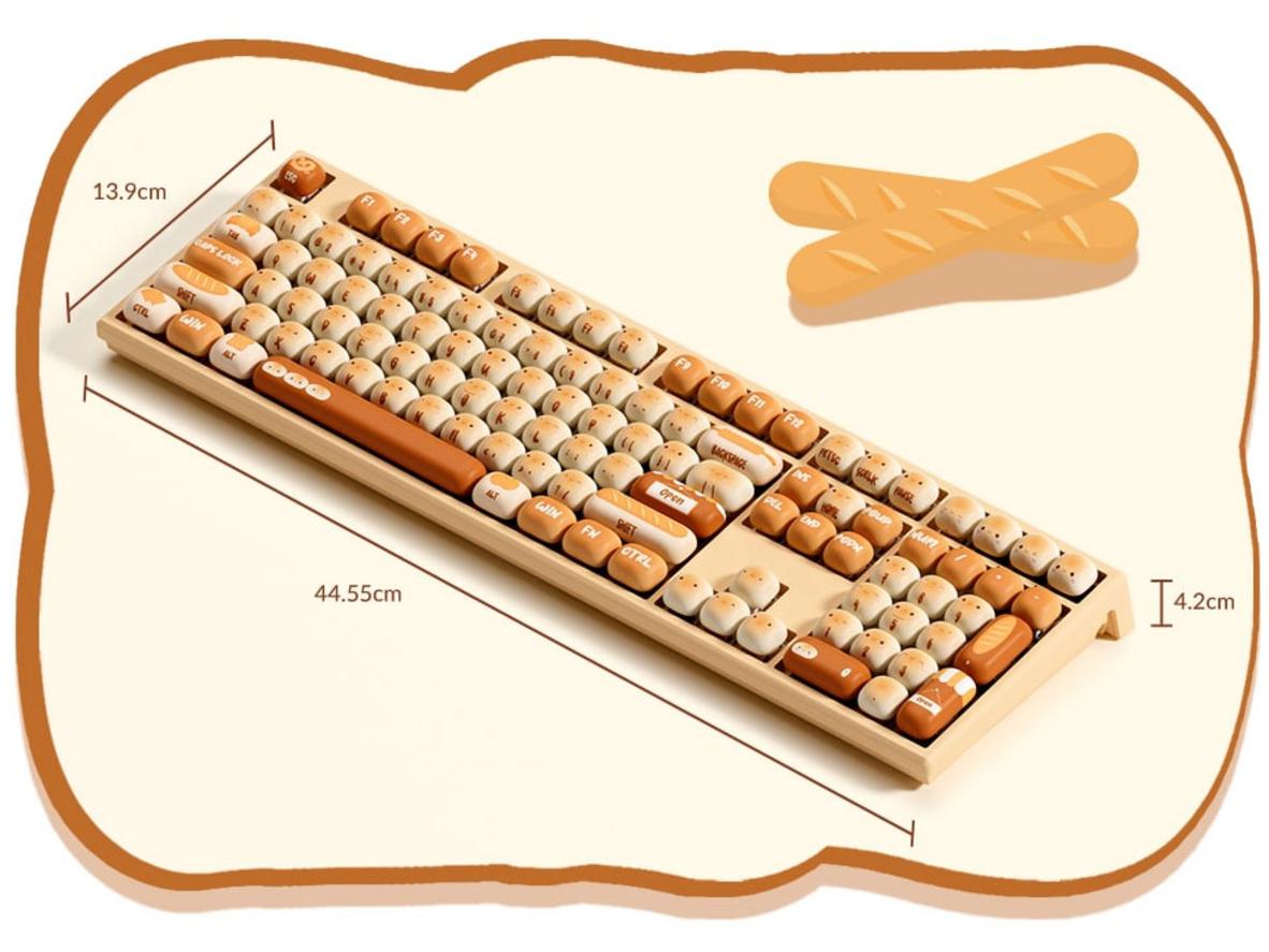 Keycap PBT Dye‑sub và cấu trúc giúp gõ đầm, giảm ồn