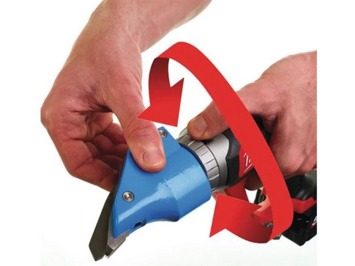 Milwaukee M18 BMS20-0 cutting steel and aluminium