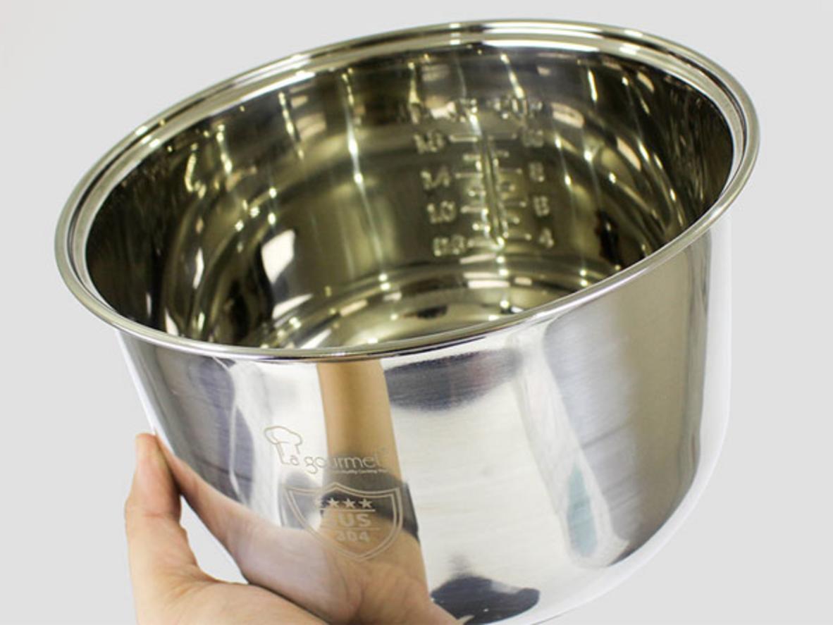 Khay tách đường Inox 304 an toàn, dễ vệ sinh.