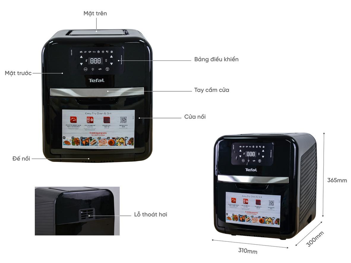 Khoang inox và lớp chống dính — vệ sinh dễ dàng.