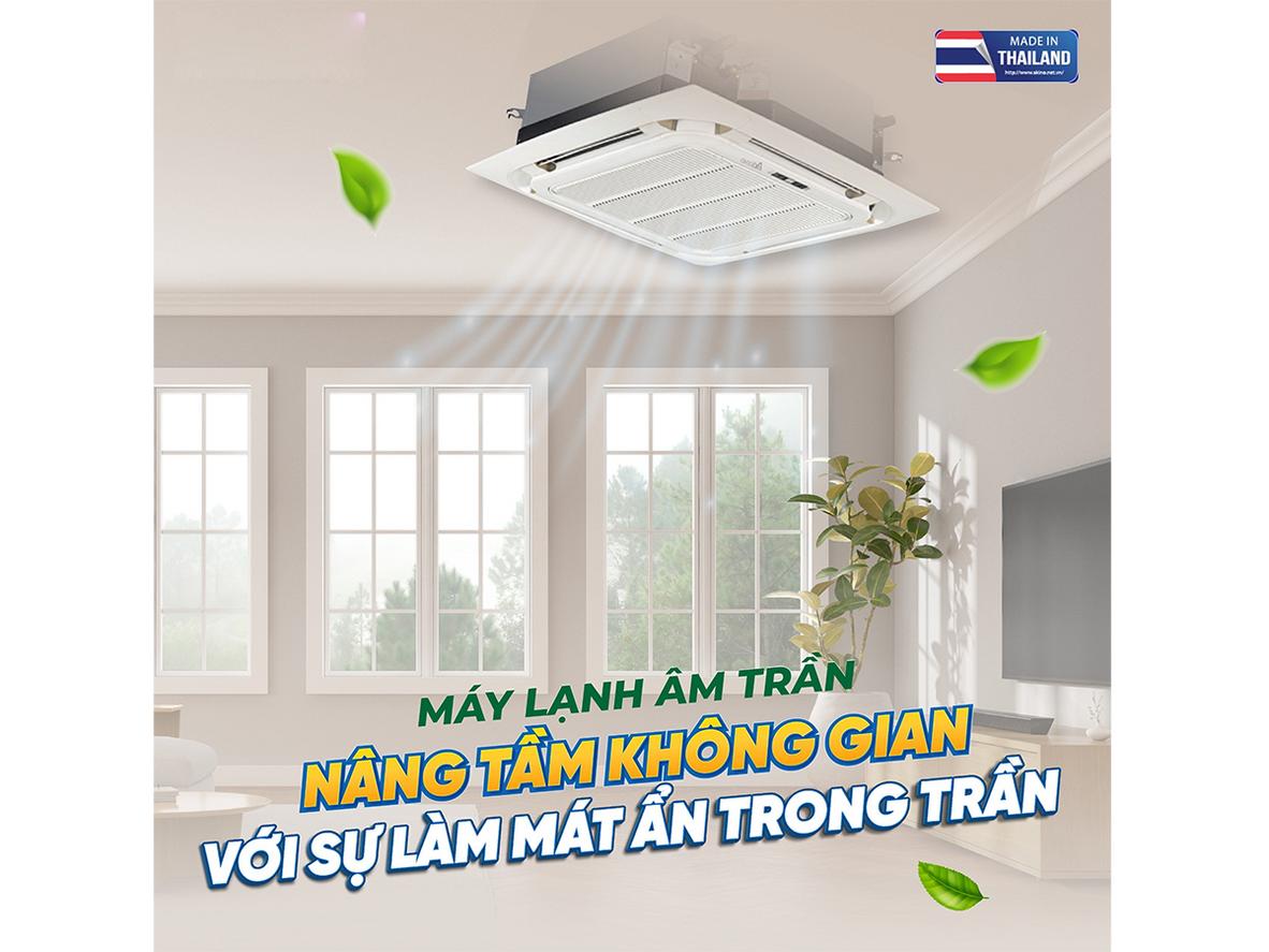 Làm lạnh nhanh và đều cho không gian rộng