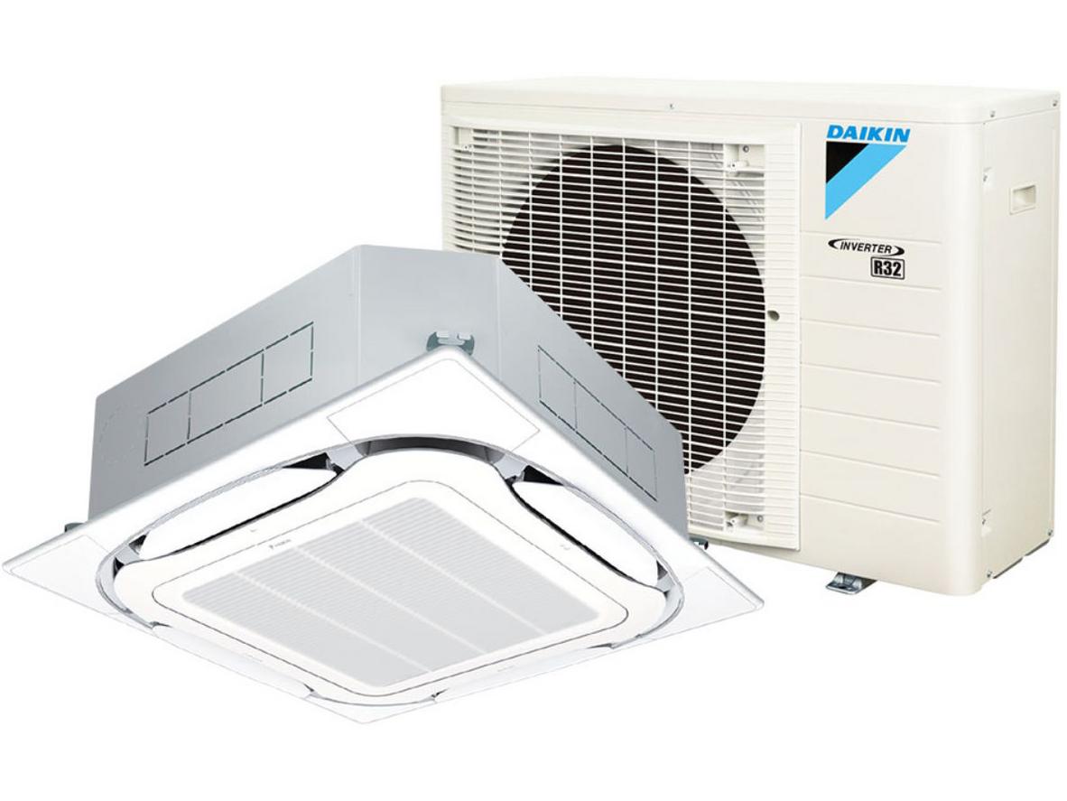 Công suất 34.100 BTU giúp làm mát đều không gian 55m2 - 60m2.