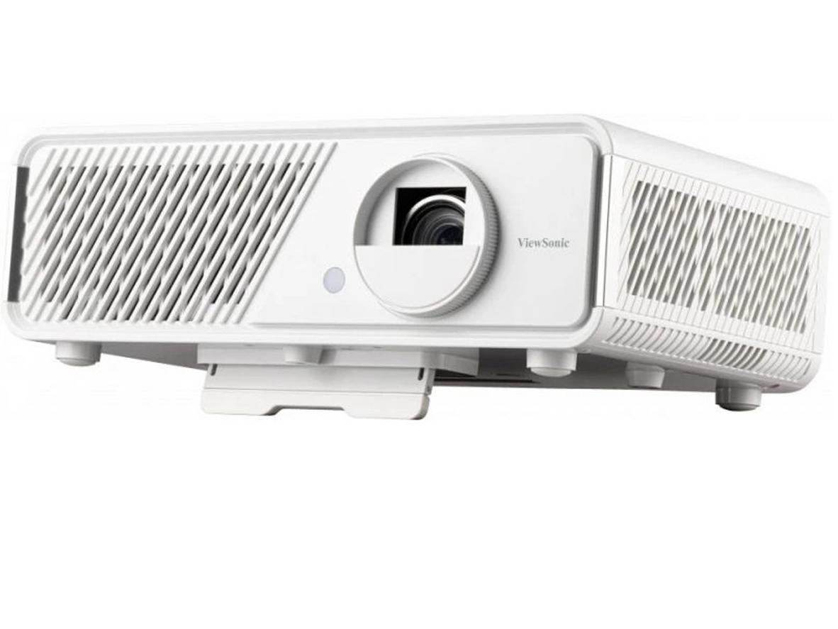 Tỷ lệ ném ngắn cho phép chiếu 100" chỉ cần đặt máy gần tường — phù hợp phòng khách nhỏ.