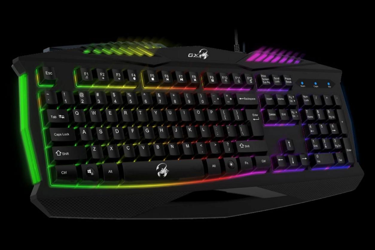 LED 7 màu trên Genius Scorpion K220