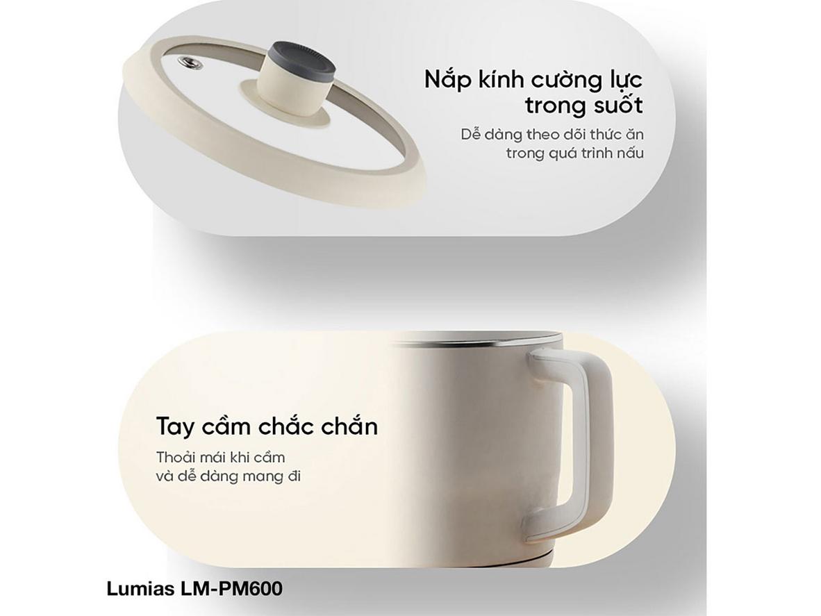 Lòng nồi Inox SUS304 an toàn và dễ vệ sinh