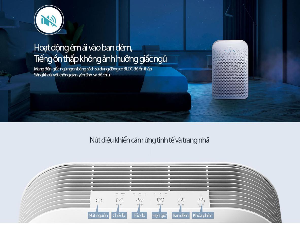 Khả năng lọc bụi mịn và khử mùi cho phòng lớn