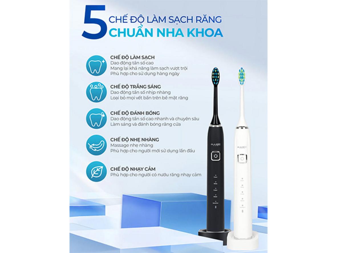 Lông sợi Dupont siêu mềm, thân thiện với nướu