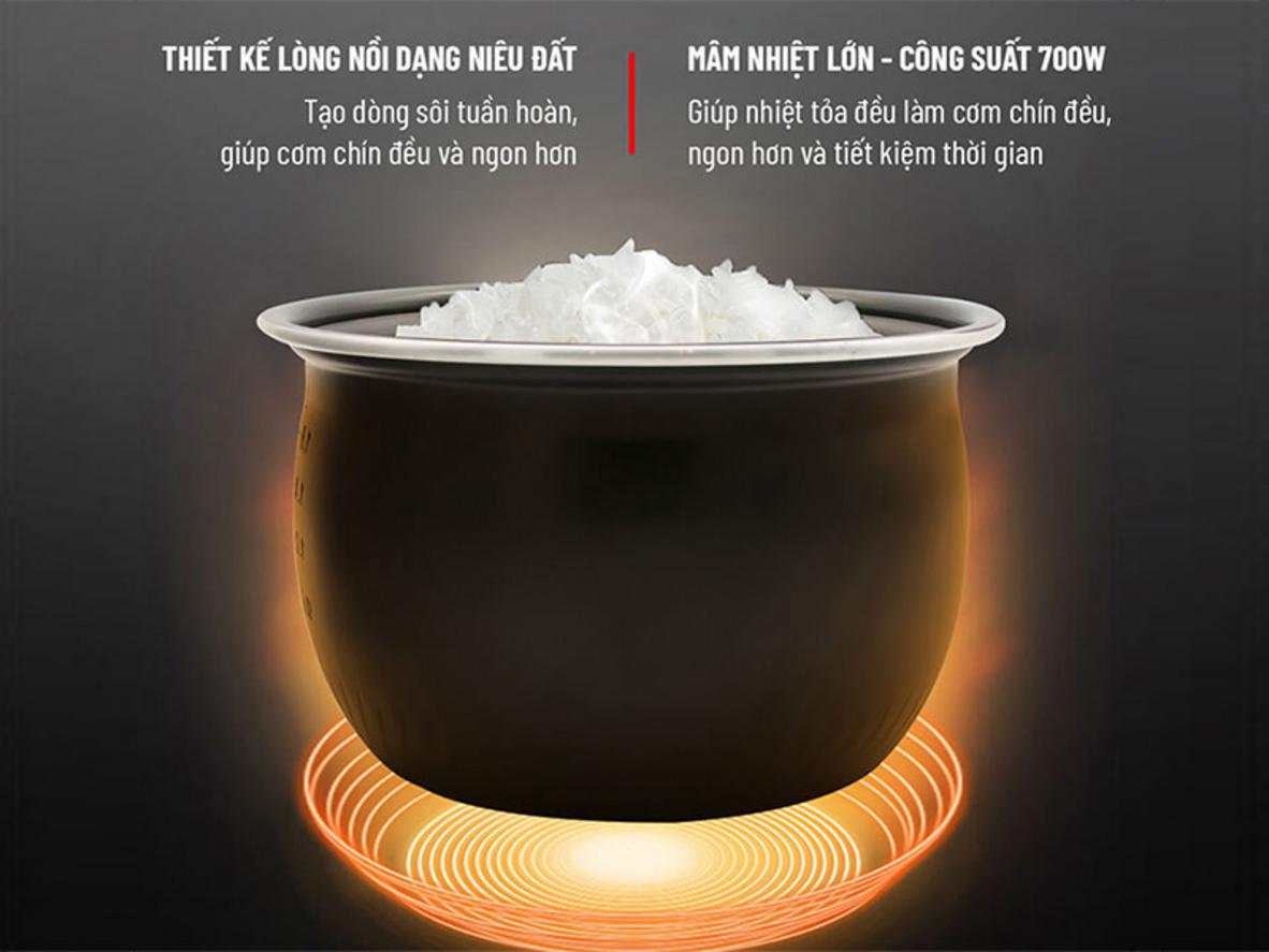 Lòng niêu nhôm và lớp chống dính Ceramic