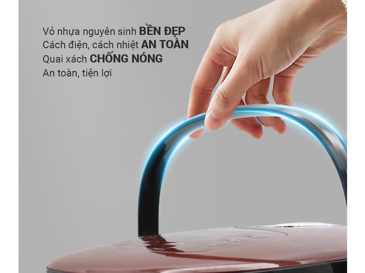 Lòng niêu phủ Whitford an toàn, dễ vệ sinh