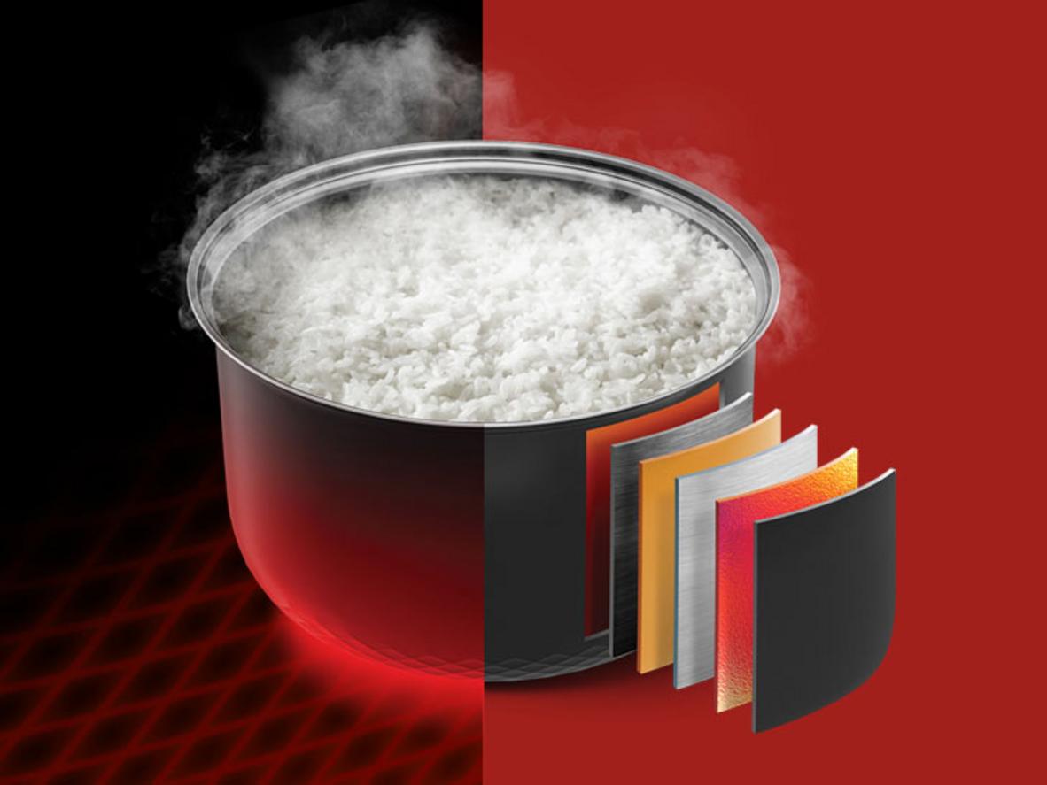 Lòng nồi 5 lớp phủ Ceramic dày 3mm