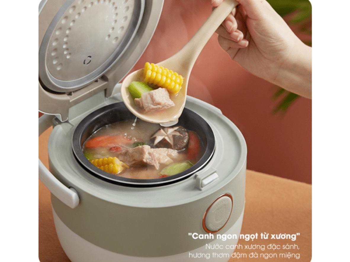 Lòng nồi 5 lớp — an toàn, truyền nhiệt đều