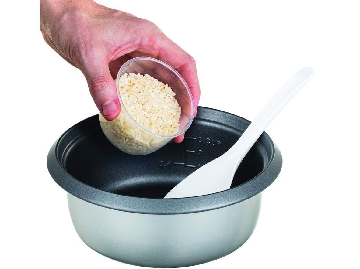 Lòng nồi chống dính và nắp kính rời dễ vệ sinh