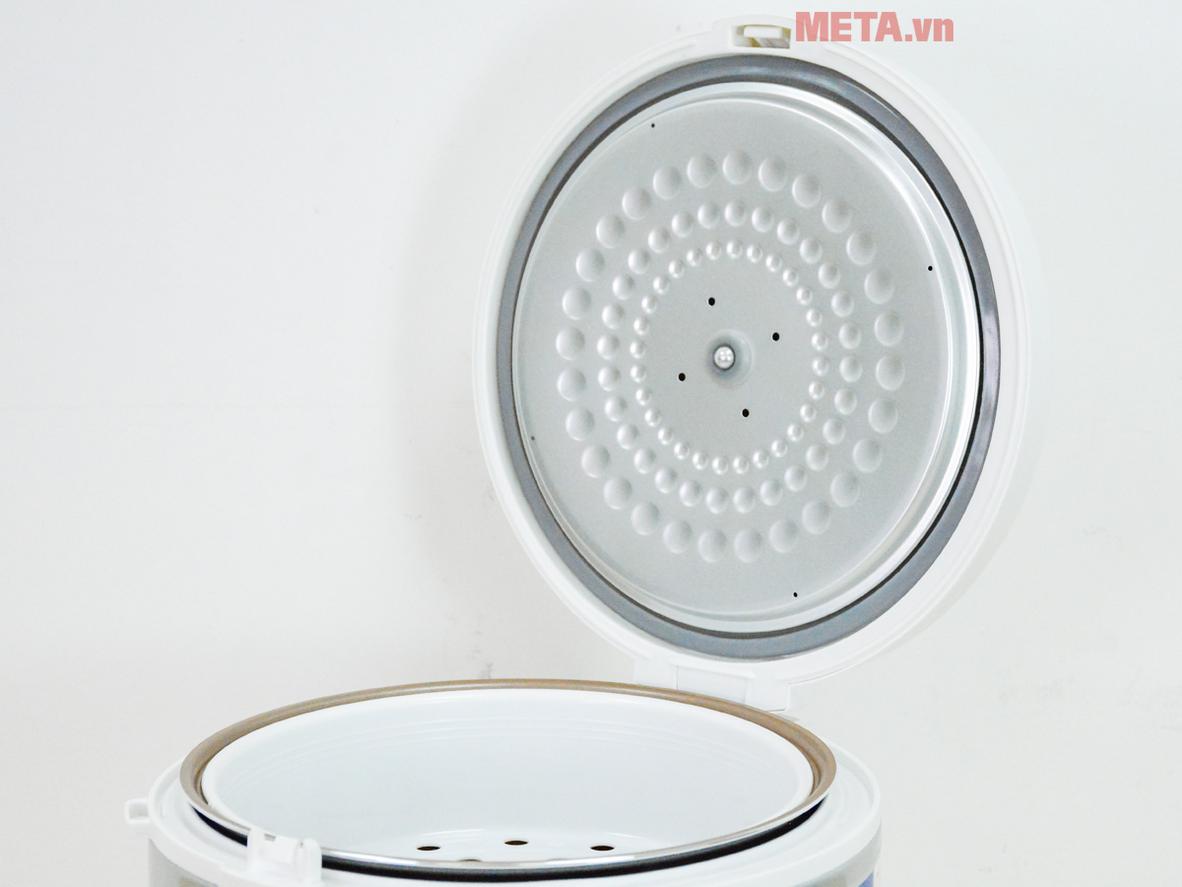 Lòng nồi hợp kim 1.5mm phủ Daikin — dễ vệ sinh, truyền nhiệt đều