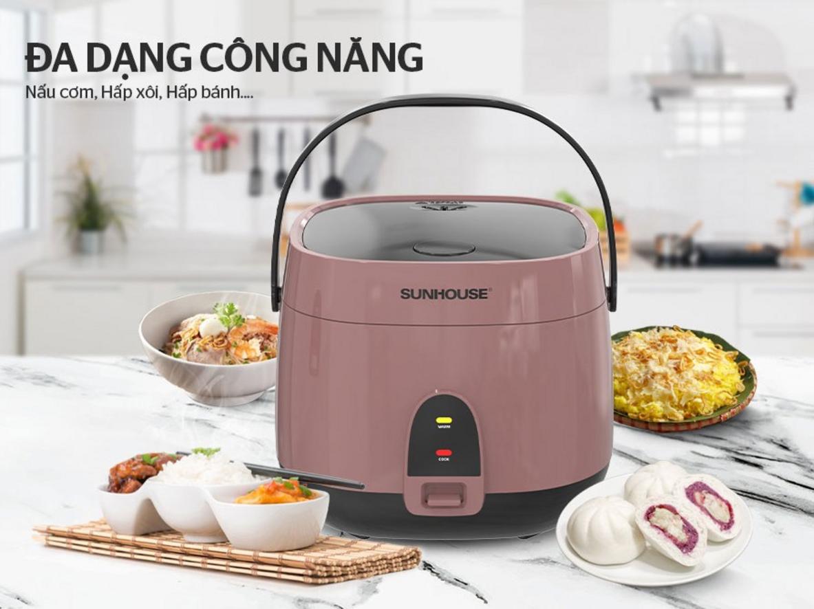 Lòng nồi dạng niêu 1.6mm, lớp chống dính