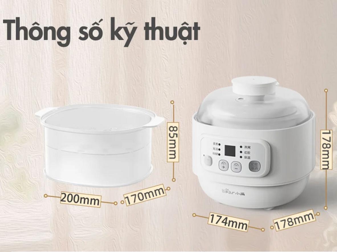 Lòng nồi gốm sứ — an toàn và dễ vệ sinh