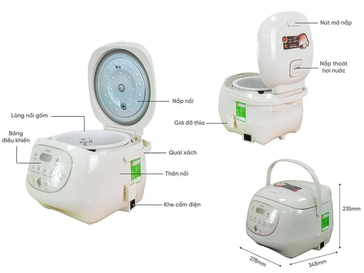 Lòng nồi gốm Ceramic tự nhiên dày ~2.5mm