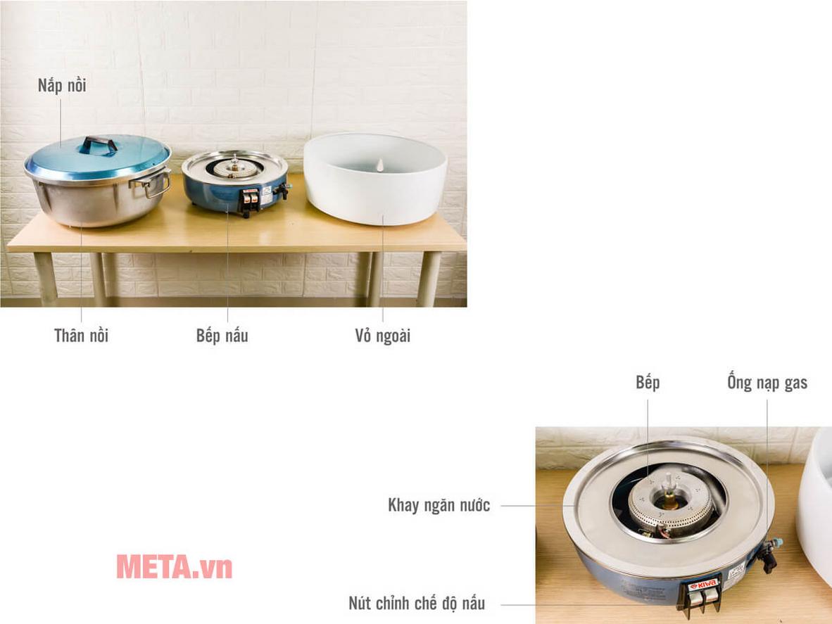 Lòng nồi hợp kim nhôm đúc