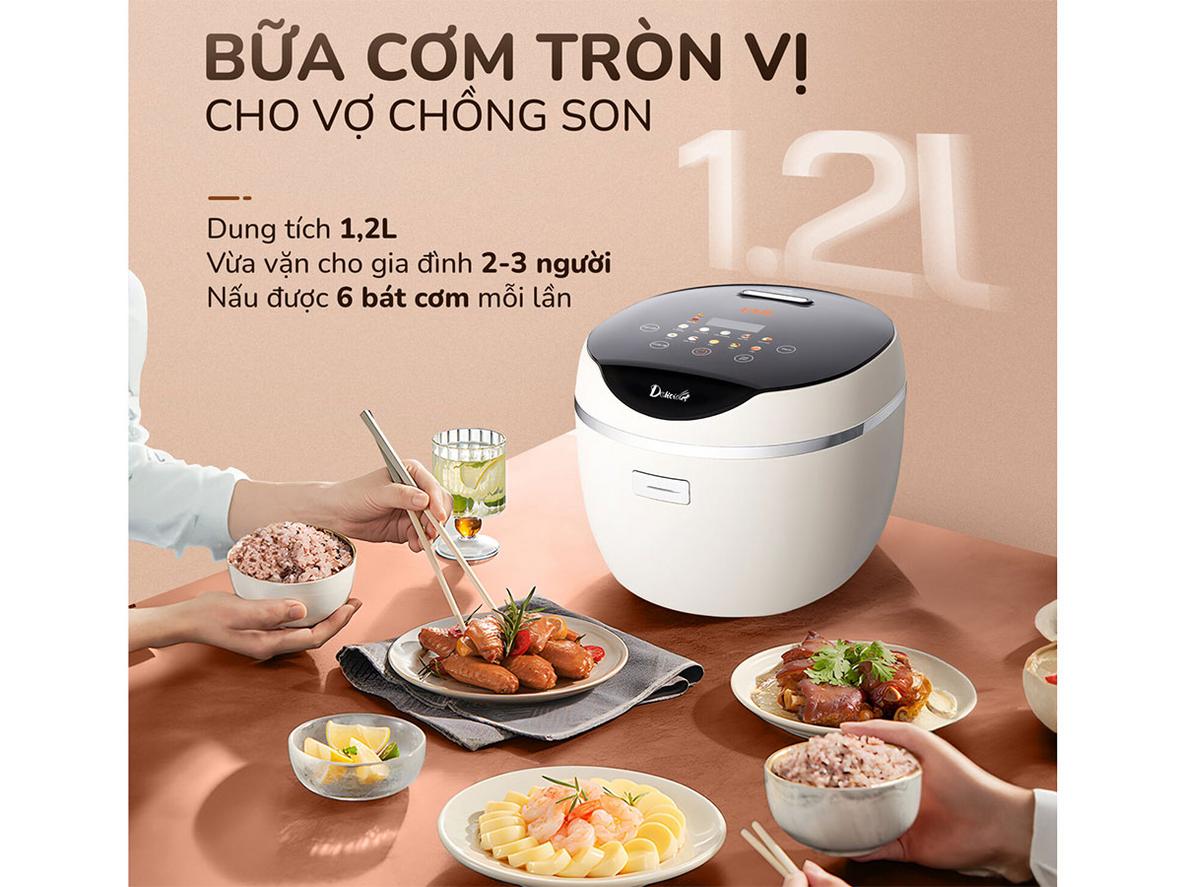 Lòng nồi Inox 304 dày ~2mm — an toàn và truyền nhiệt đều.