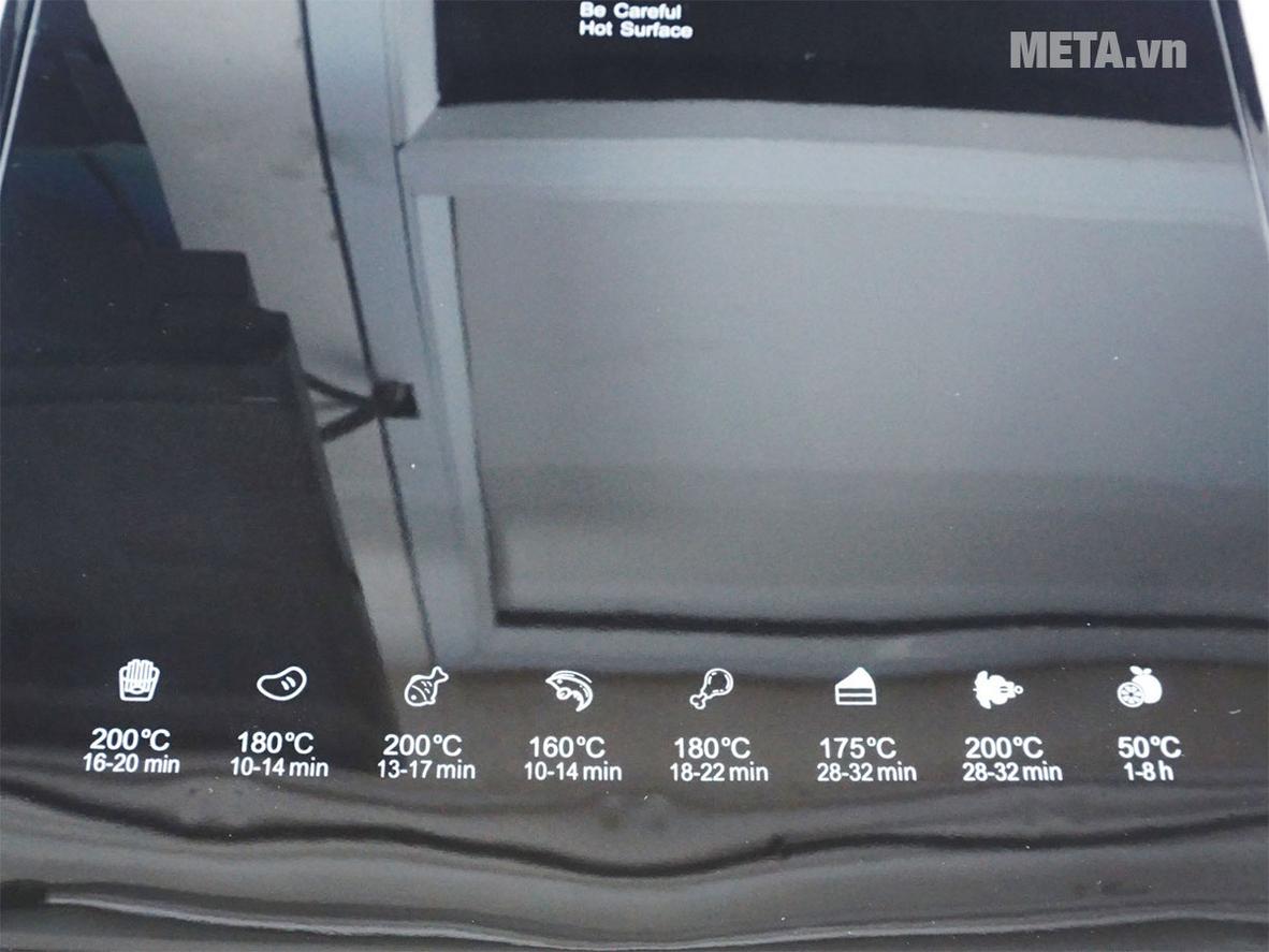 Lòng nồi Inox 304 an toàn thực phẩm và bảng điều khiển điện tử dễ thao tác