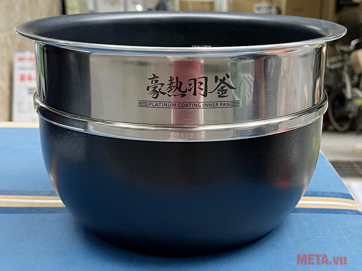 Lòng nồi Platinum 2.2mm — Dễ vệ sinh và bền bỉ