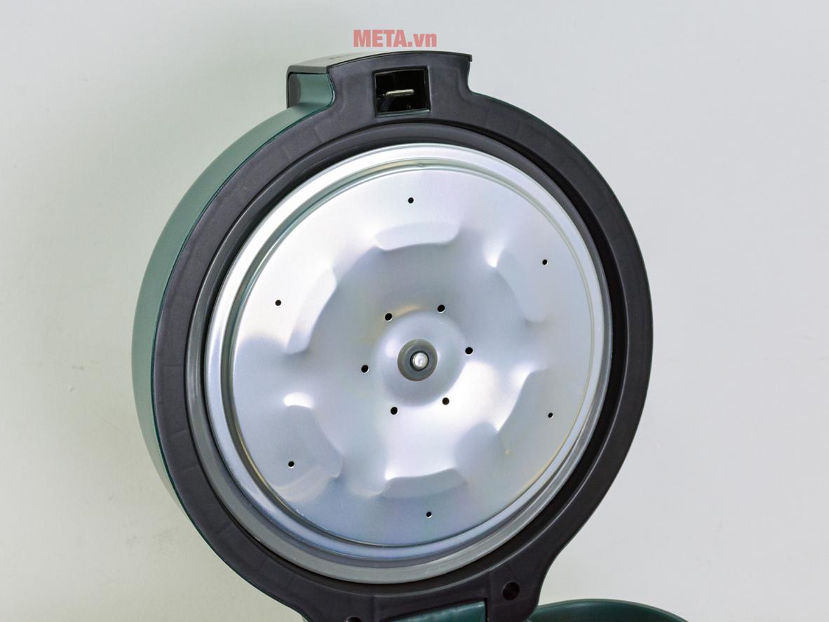 Lòng nồi hợp kim nhôm phủ chống dính Teflon, dễ vệ sinh
