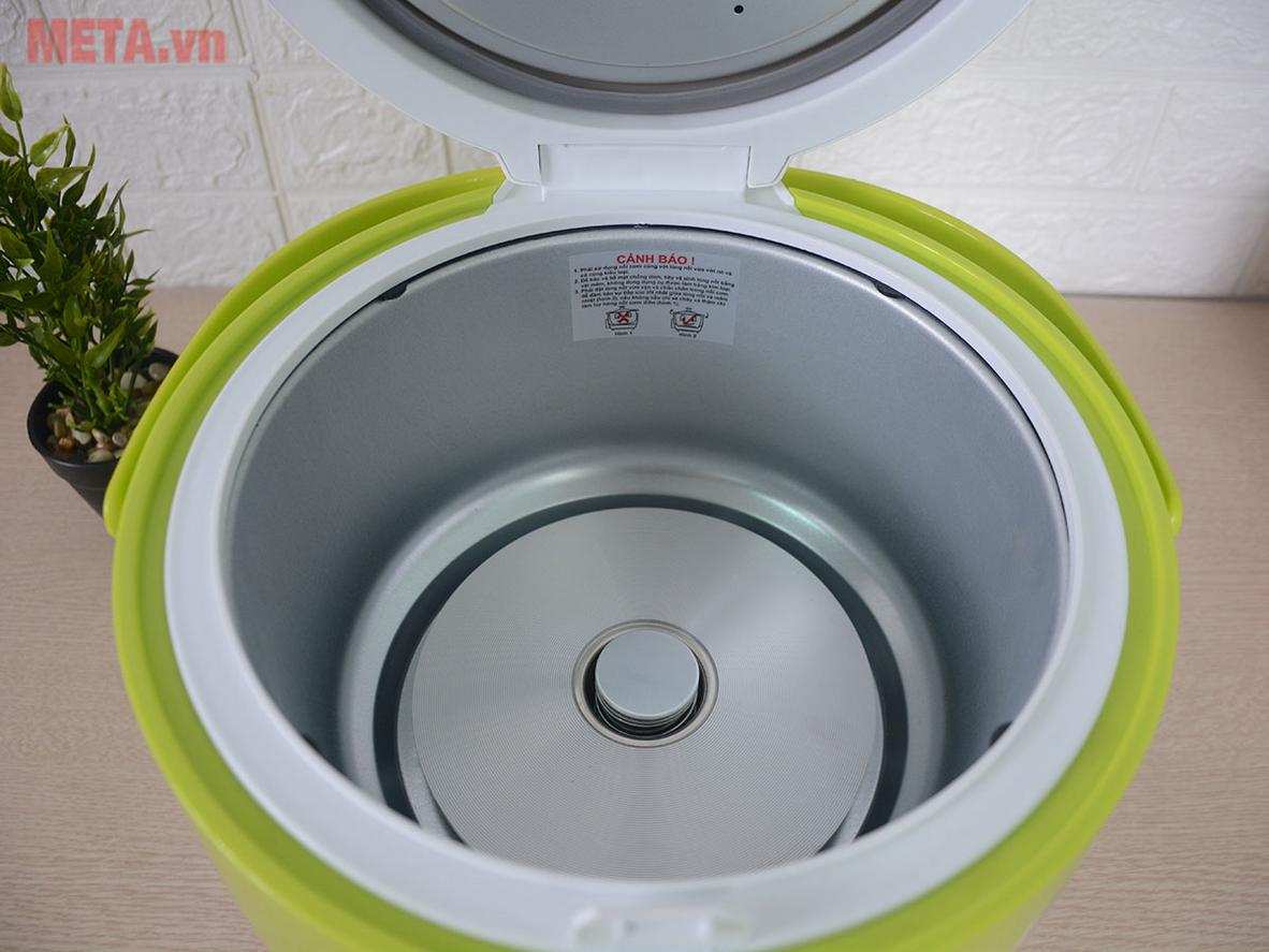 Lòng nồi Teflon kép, vệ sinh dễ dàng