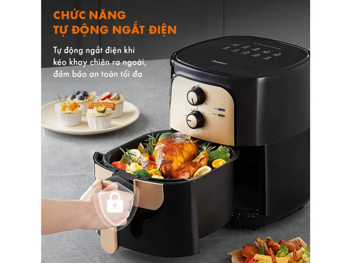 Lòng nồi thép không gỉ Gaabor AF65M-BK01A